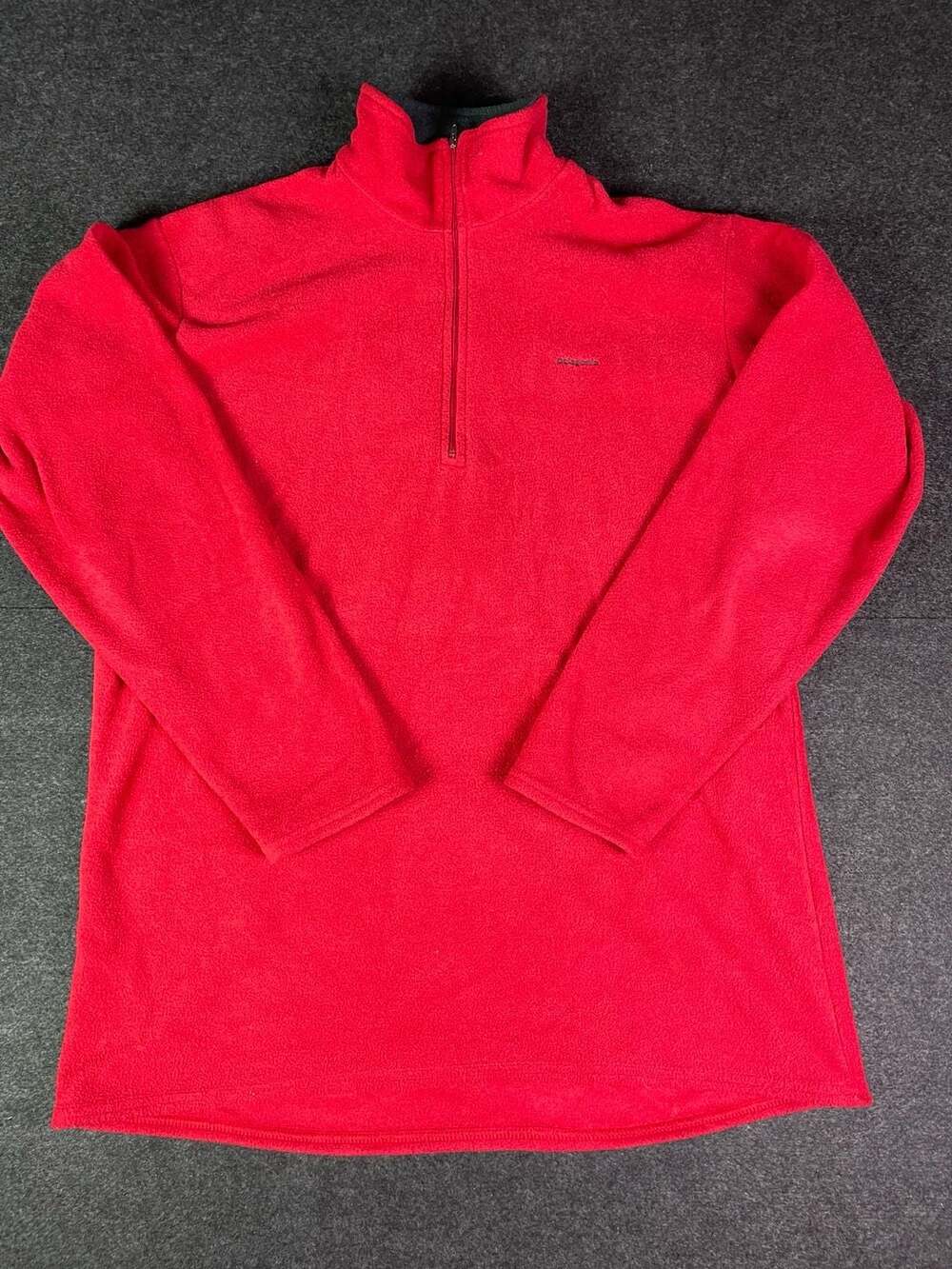 Patagonia Capilene Half Zip Fleece Size L Red Vintage Pullover
